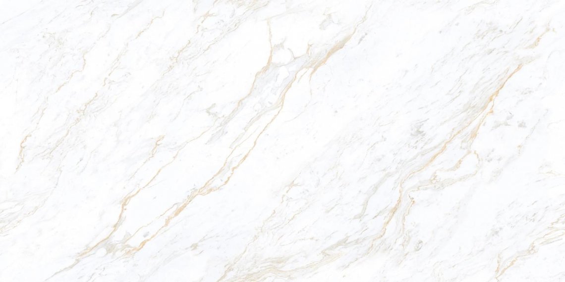 Infinity Ceramica Marmo Italiano Beatrix White Glossy Golden Line 60x120
