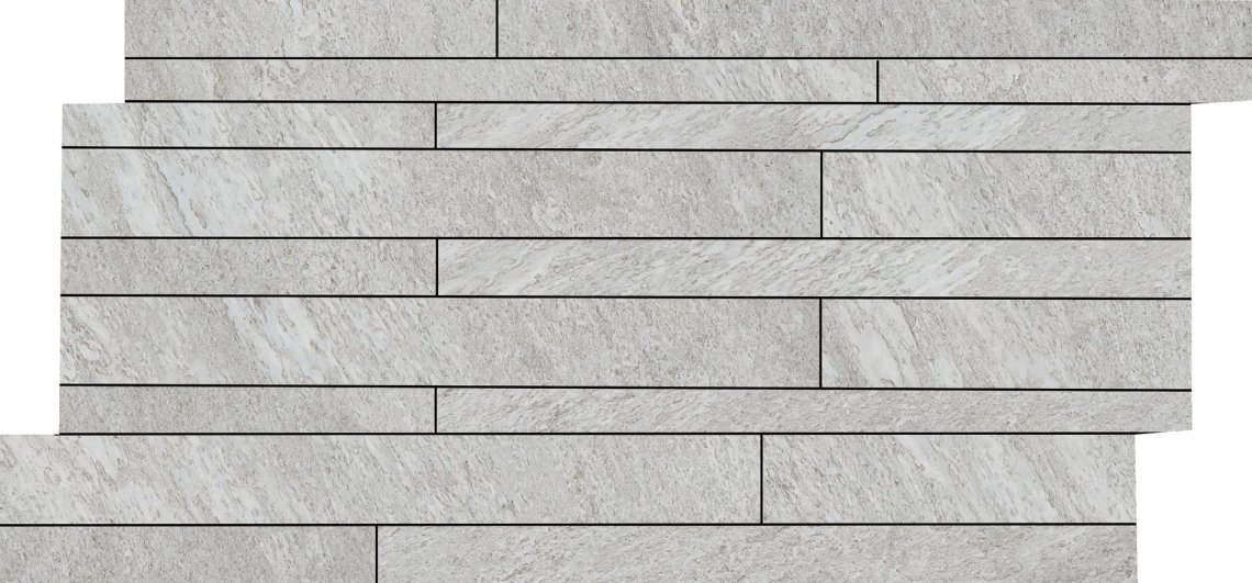 Keope Aran Silver Mosaico Multispessore R10 30x60