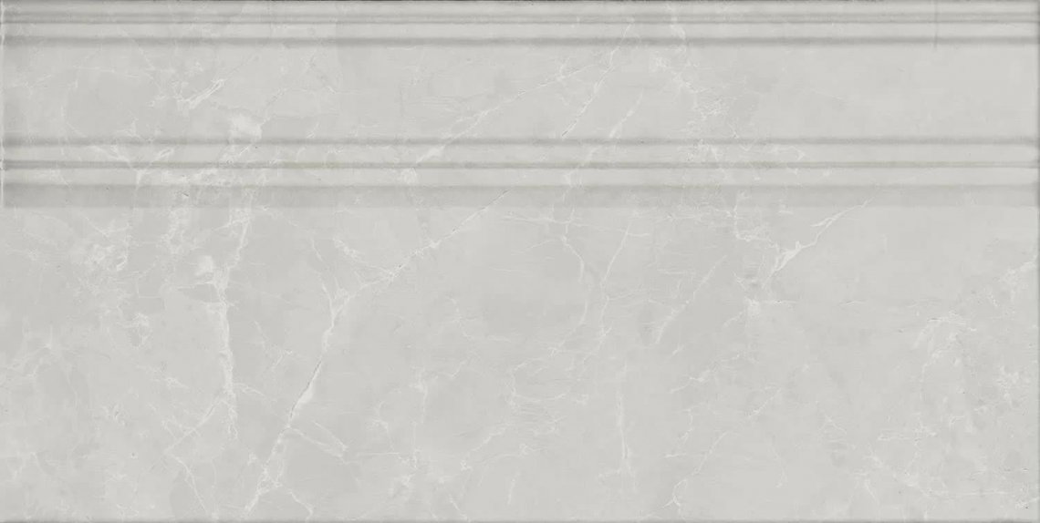 Керама Марацци Монте Тиберио Плинтус Серый Глянцевый Обрезной 20x40