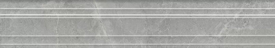 Керама Марацци Риальто Бордюр Багет Дымчатый Глянцевый Обрезной 7.3x40