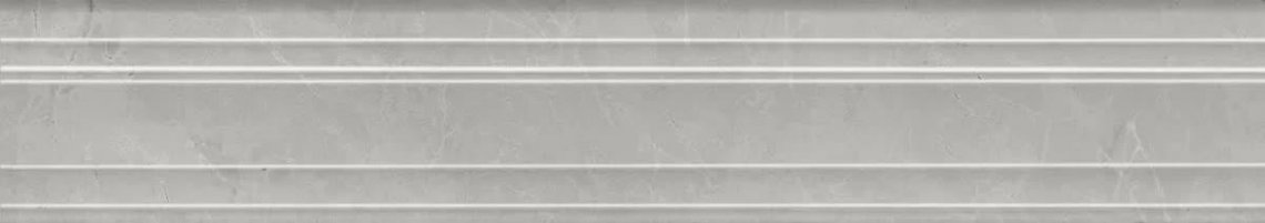 Керама Марацци Риальто Бордюр Багет Серый Светлый Глянцевый Обрезной 7.3x40