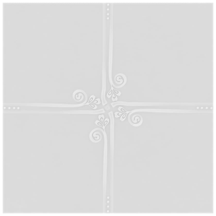 La Diva Margherita Quadrato Margherita 01 Panna L 40x40