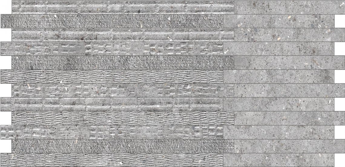 La Fabbrica Ava Agglomerate Decoro Muretto Agate Nat Lapp 30x59.6