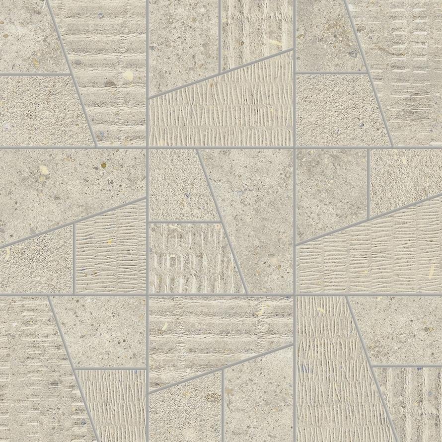 La Fabbrica Ava Agglomerate Decoro Quadrotto Shell Nat Lapp 30x30