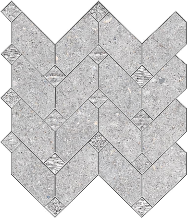La Fabbrica Ava Agglomerate Mosaico Freccia Agate Nat Lapp 30x35