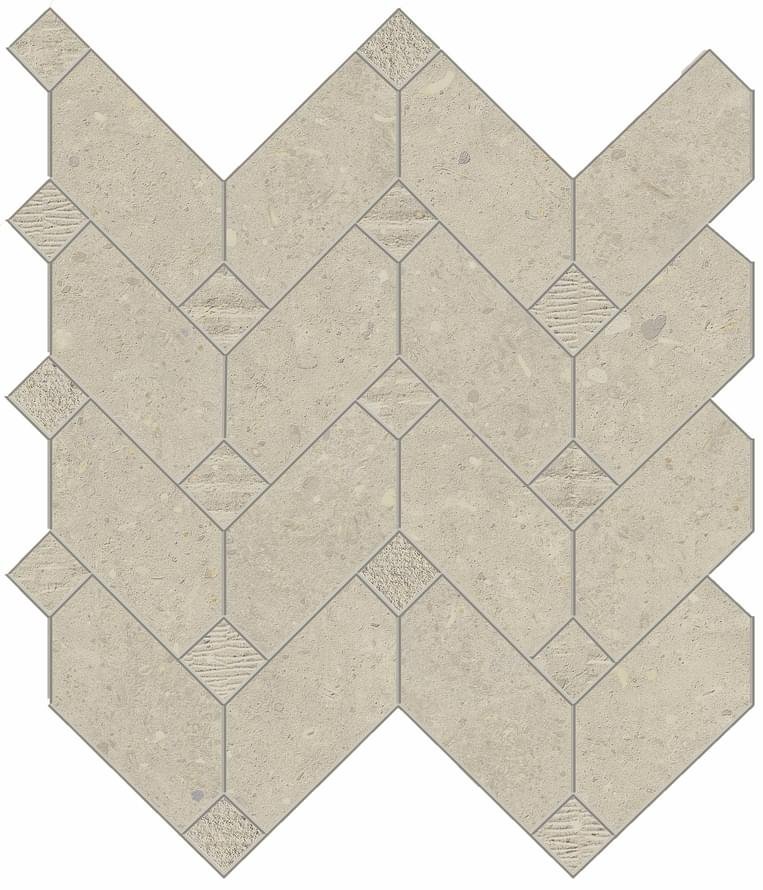 La Fabbrica Ava Agglomerate Mosaico Freccia Shell Nat Lapp 30x35