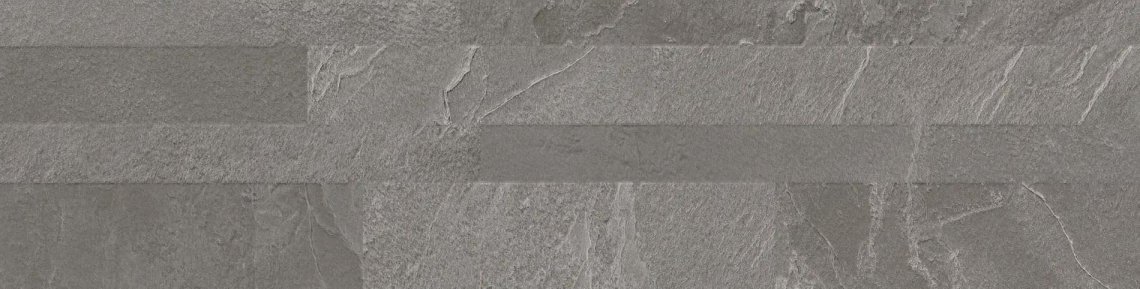 La Fabbrica Ava Ardesia Cenere Muretto 3D 15x61