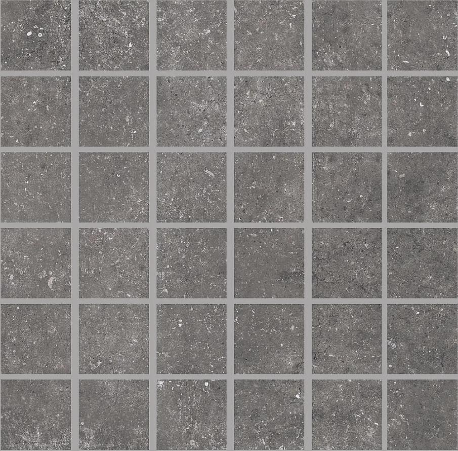 La Fabbrica Ava Blue Evolution Mosaico Anthracite Rett 30x30