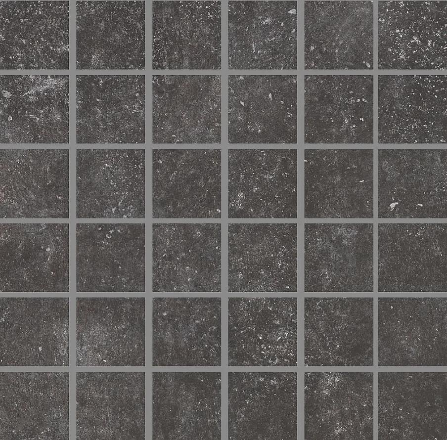 La Fabbrica Ava Blue Evolution Mosaico Black Rett 30x30