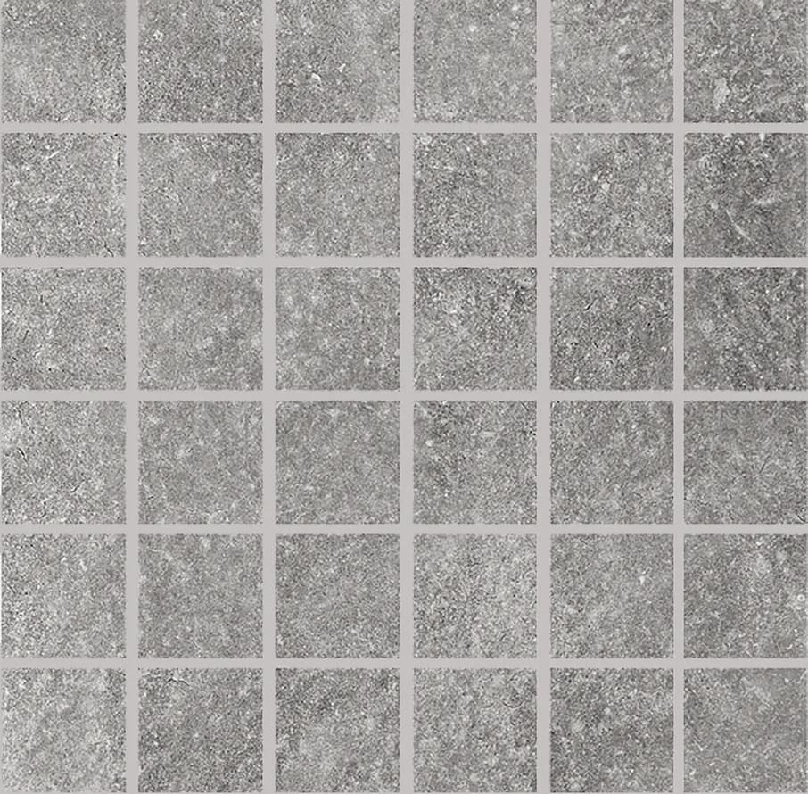 La Fabbrica Ava Blue Evolution Mosaico Grey Rett 30x30