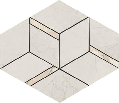 La Fabbrica Ava Bolgheri Stone Rombo White Nat 22x37