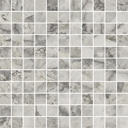 La Fabbrica Ava Gemstone Mosaico Grey Nat 30x30
