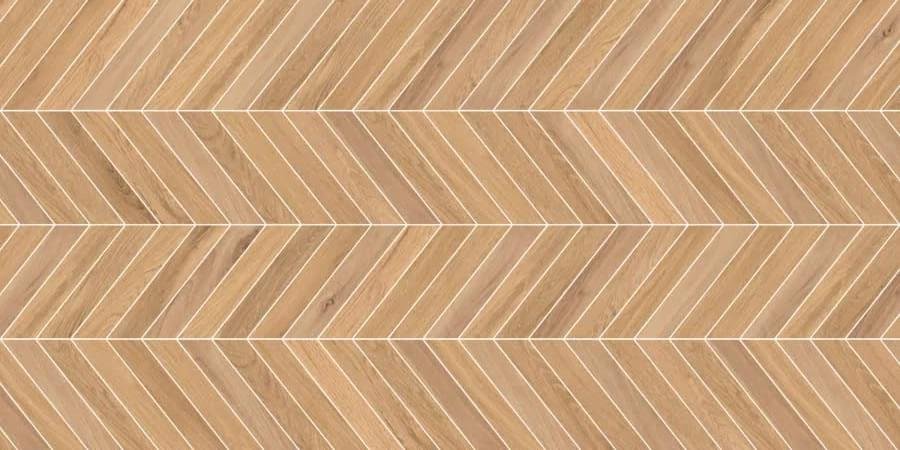 La Fabbrica Ava Honey Wood Chevron Mix 4 Essenze 7.5x40.7