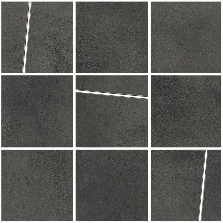 La Fabbrica Ava Hurban Graphite Quadrotto Intarsio 30x30