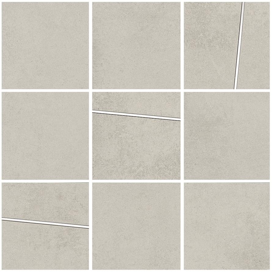 La Fabbrica Ava Hurban White Quadrotto Intarsio 30x30