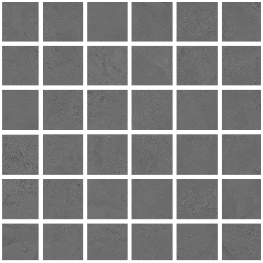 La Fabbrica Ava Resine Mosaico Nero Rett Su Rete 30x30