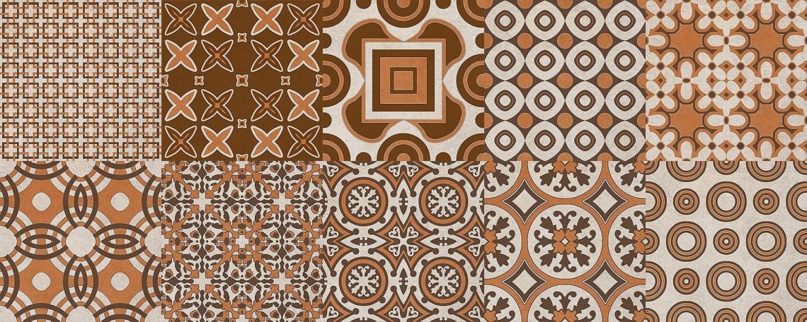 La Fabbrica Ava Space Bone Pattern Nat 20x20