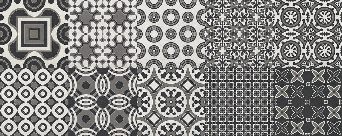 La Fabbrica Ava Space Plomb Pattern Nat 20x20