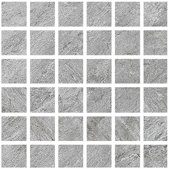 La Fabbrica Ava Storm Mosaico Fog Nat Rett 30x30