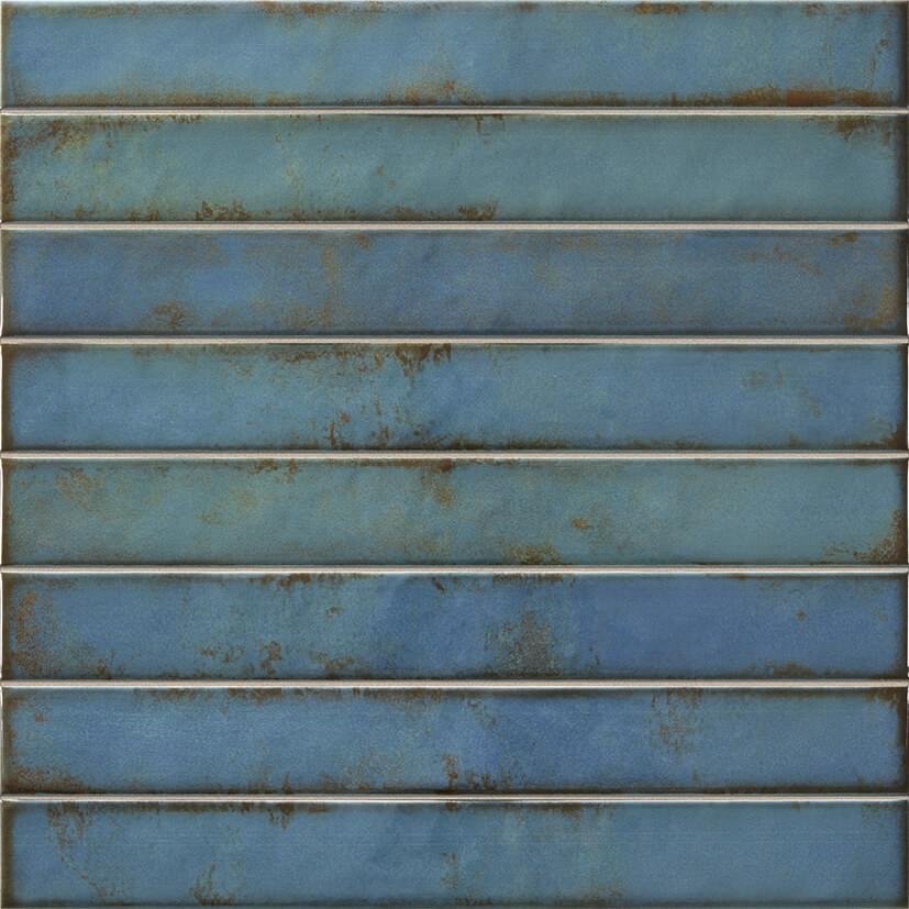 La Platera Raku Brick Turquoise 35x35