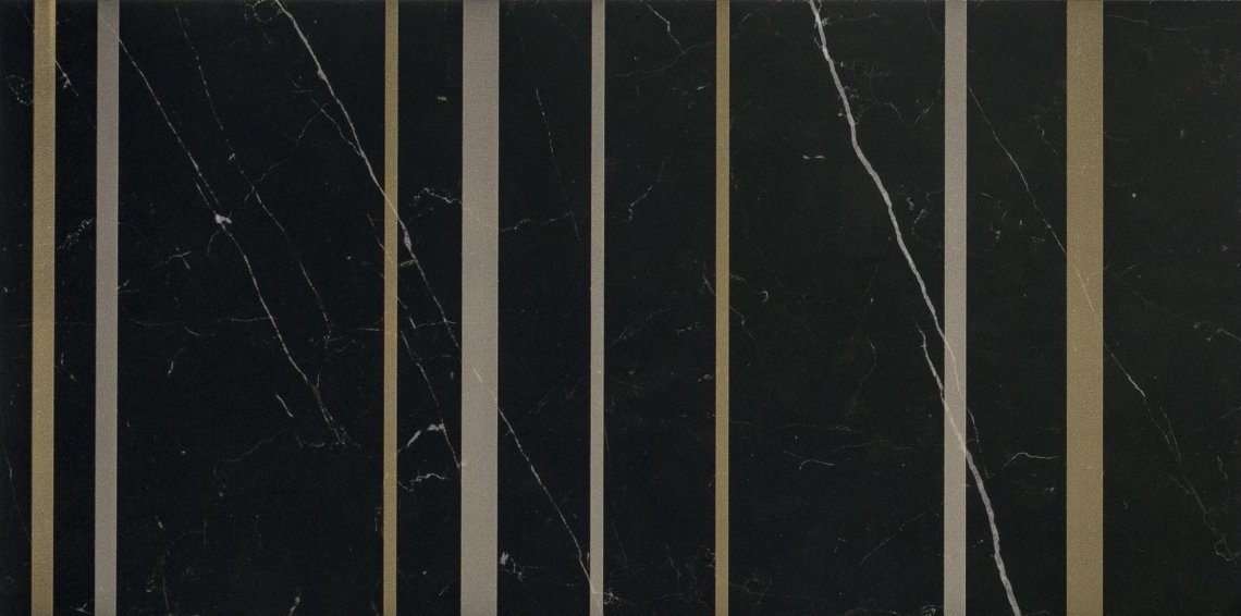 Lea Ceramiche Delight Joy Marquina Nero Lux 30x60