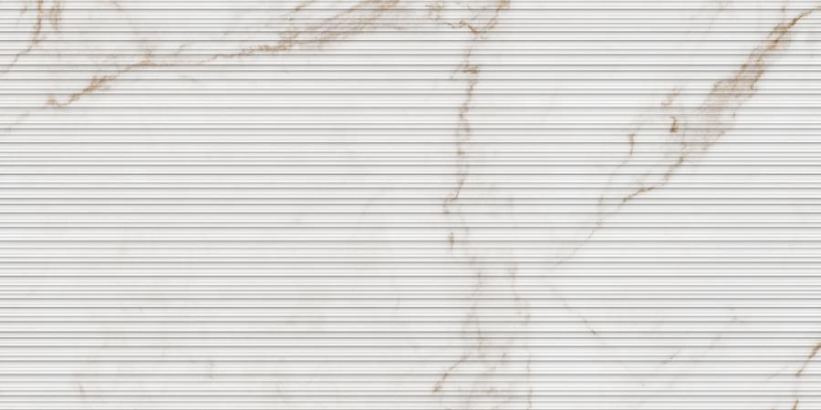 Living Ceramics Blanc Statuario Gold Cane Ductile 60x120