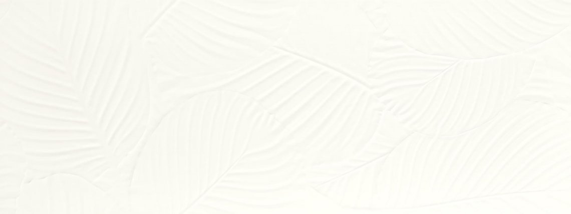 Love Ceramic Tiles Genesis Palm White Matt 45x120