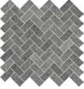 Magica Pietra Limestone Black Matt Herringbone 30x30