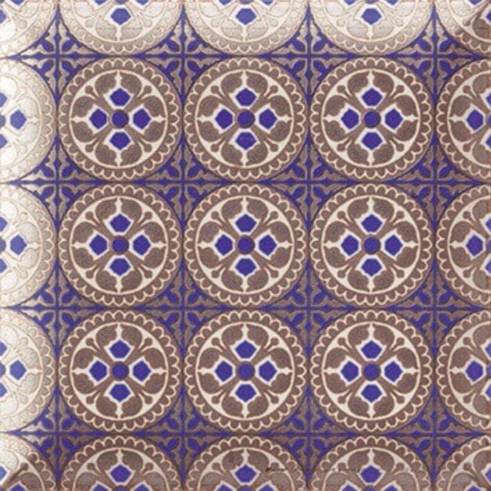 Mainzu Hd Effects Decor Metal Blu 15x15