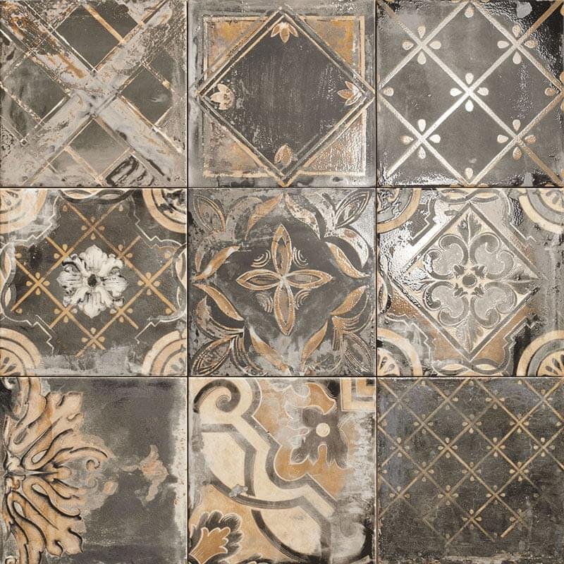 Mainzu Ricordi Venezziani Ricordi Nero 20x20