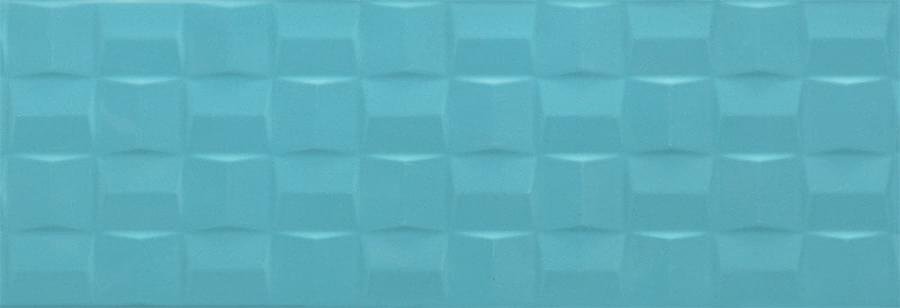 Marazzi Pottery Turquise Cube 3D 25x76