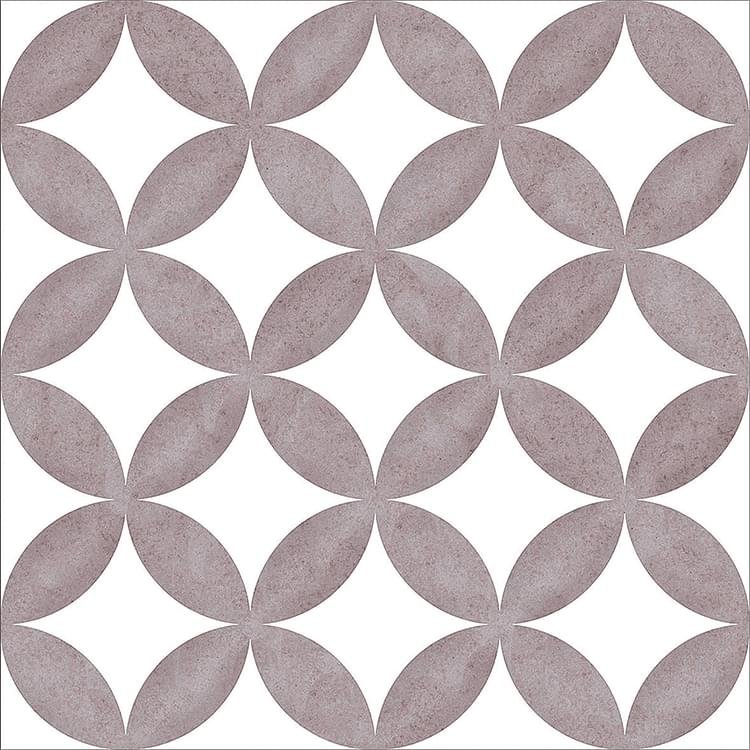 Mayolica District Circles Silver Grey 20x20