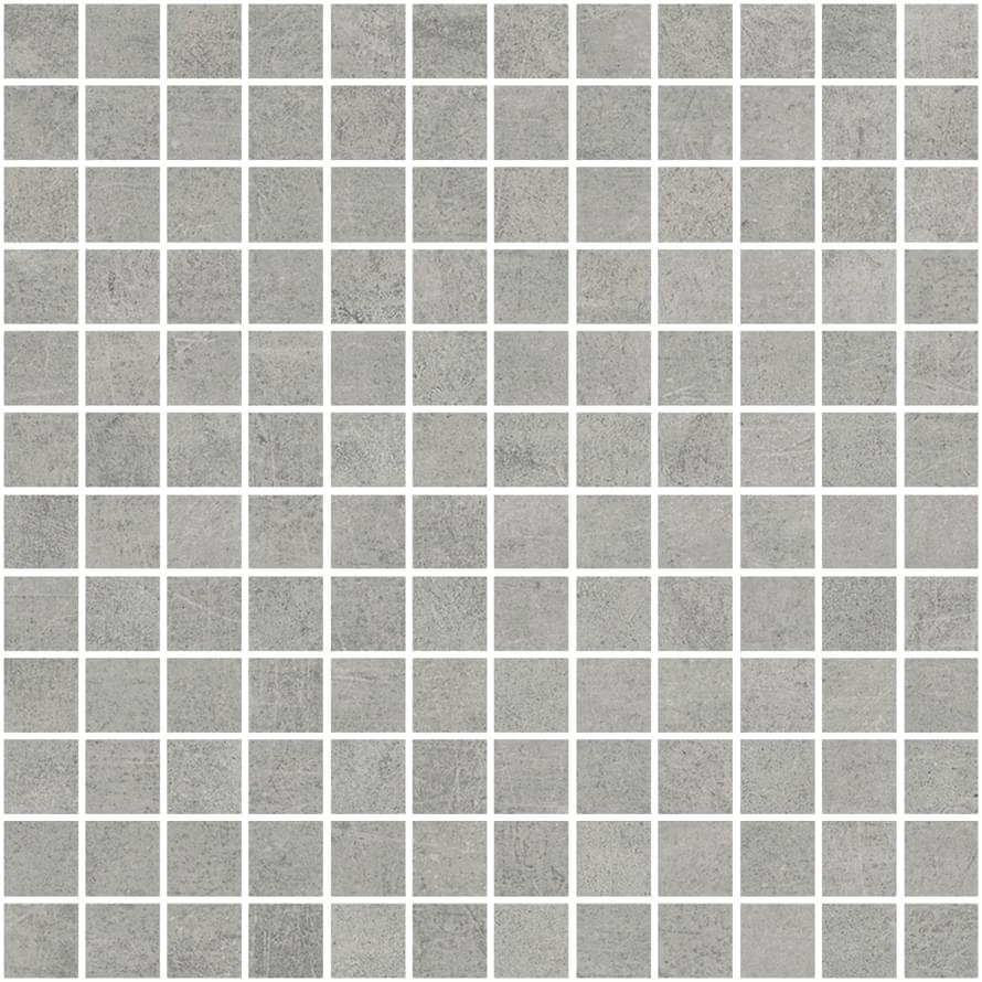 Monocibec Graphis Grigio Mosaico Su Foglio 2.5x2.5 30x30