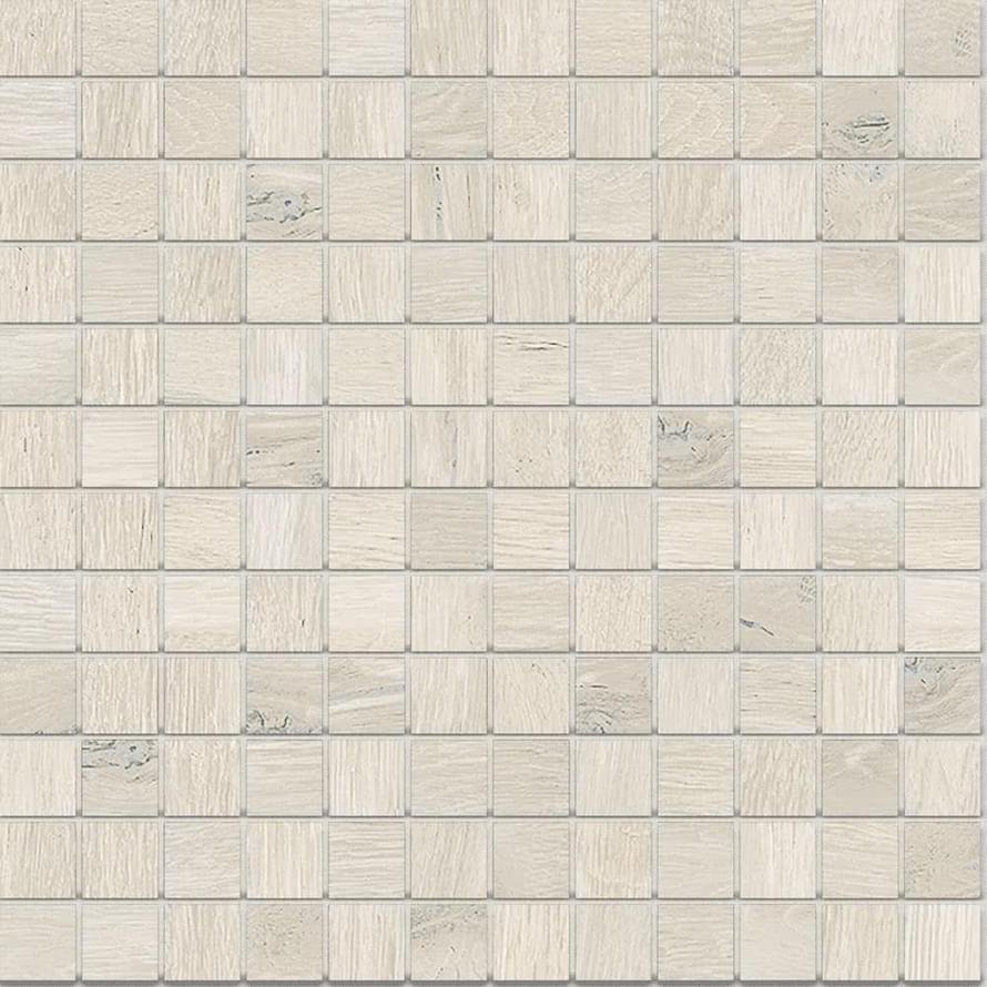 Monocibec Woodtime Abete Bianco Mosaico Grip Su Rete 30x30