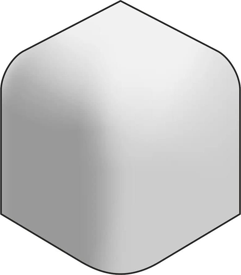 Mutina DIN A Black Glossy 3.8x3.8