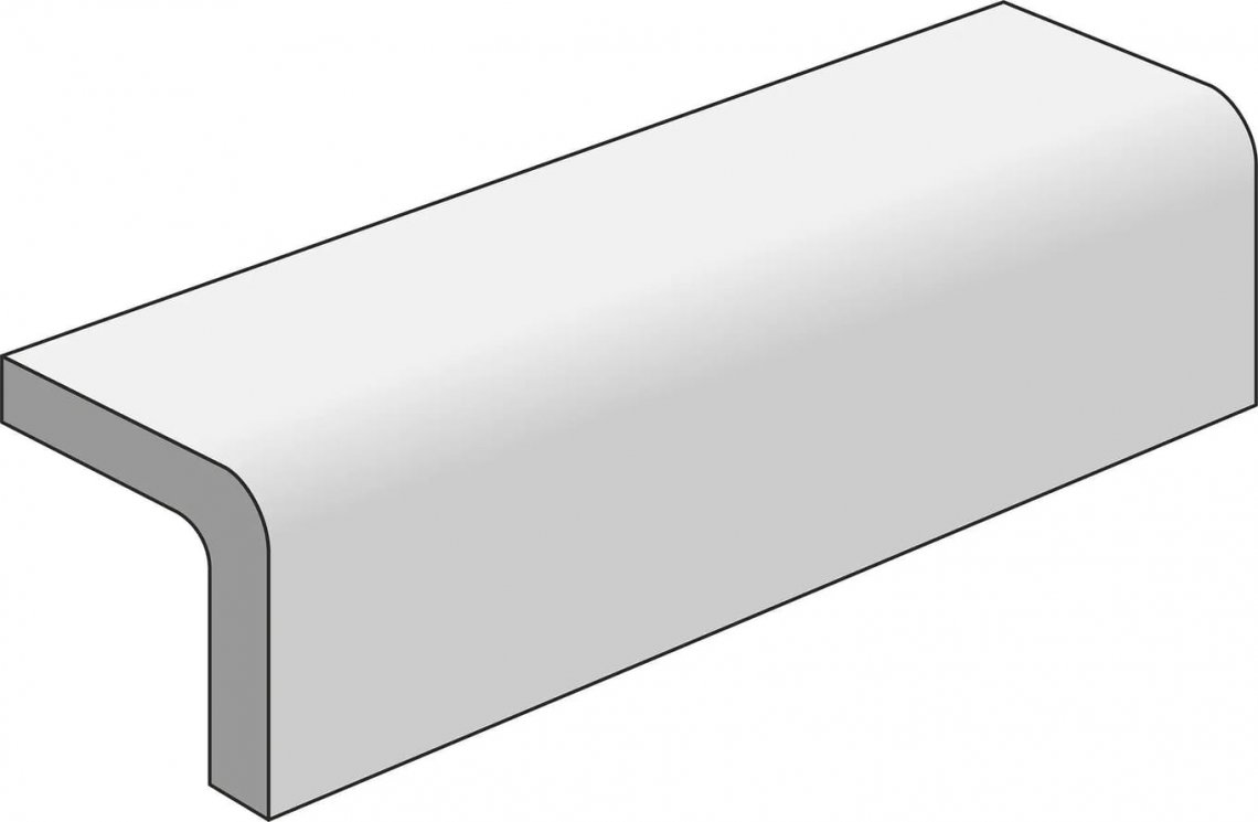 Mutina DIN E White Matt 3.8x15
