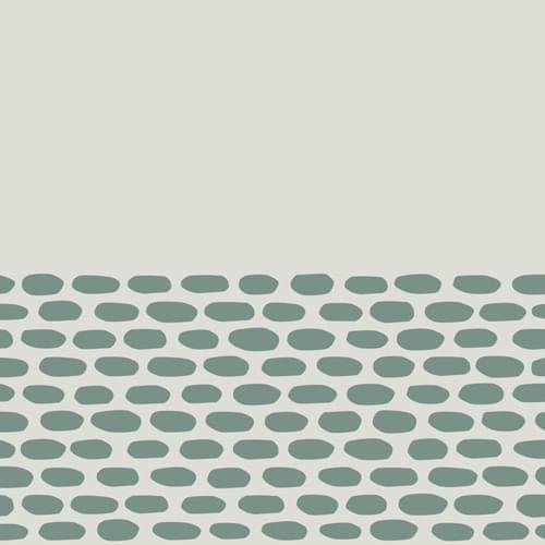 Mutina Tape Cobble Half Green 20.5x20.5