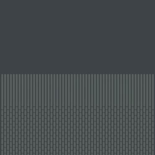 Mutina Tape Grainy Half Black 20.5x20.5