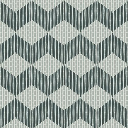 Mutina Tape Zigzag Green 20.5x20.5