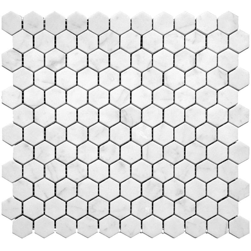 Natural Adriatica Carrara Polished Hex 28.5x29.5