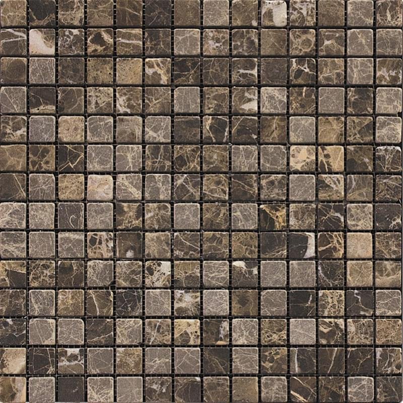 Natural Adriatica Emperador Dark Tumbled 20x20 30.5x30.5