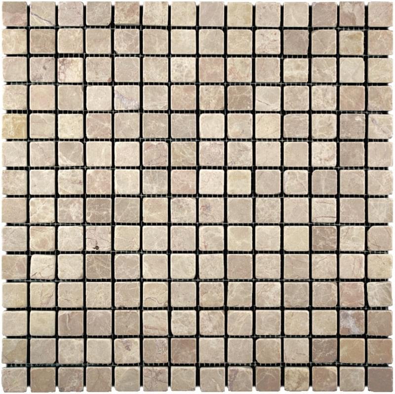 Natural Adriatica Emperador Light Tumbled 20x20 30.5x30.5