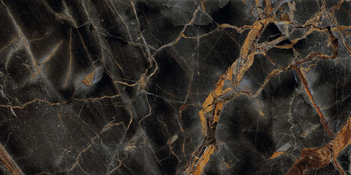 Naxos Rhapsody Brown Caravaggio Gold Polished 60x120