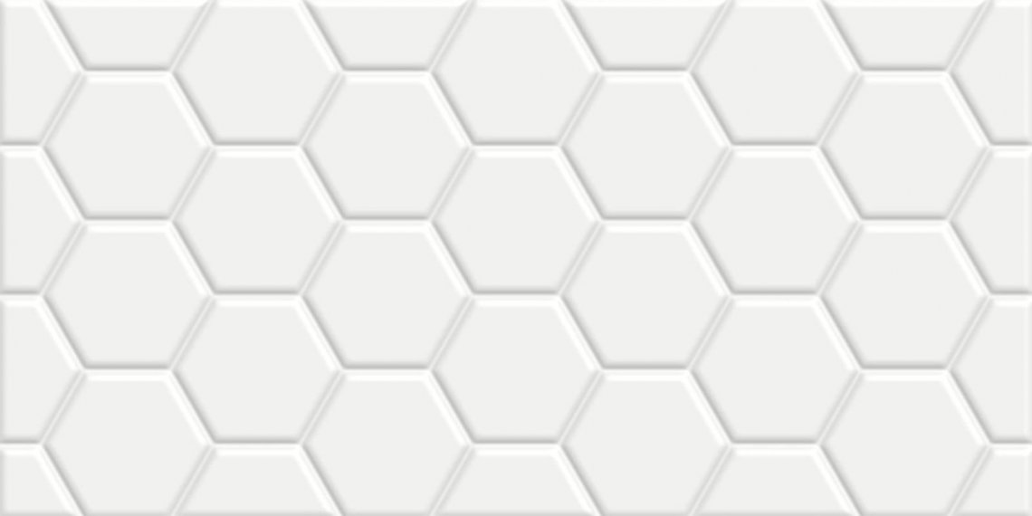 New Trend Edelweiss Hexagon White 30x60