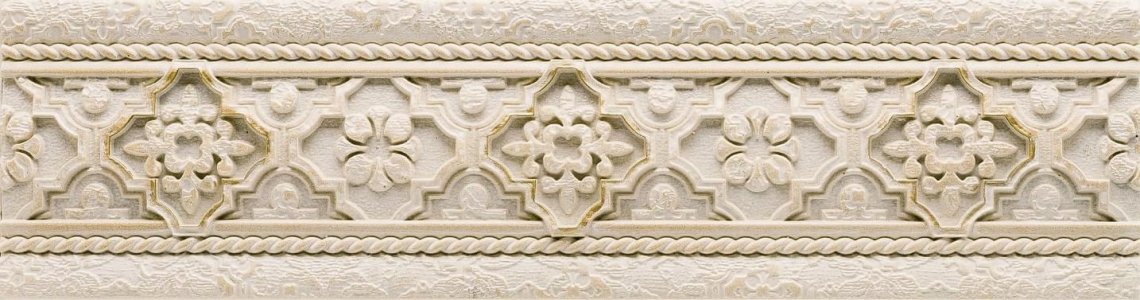 NewKer Antique Listelo Antik Ivory 10.5x40