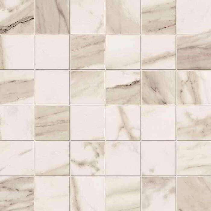Novabell Imperial Mosaico 5x5 Calacatta Beige Silk 30x30