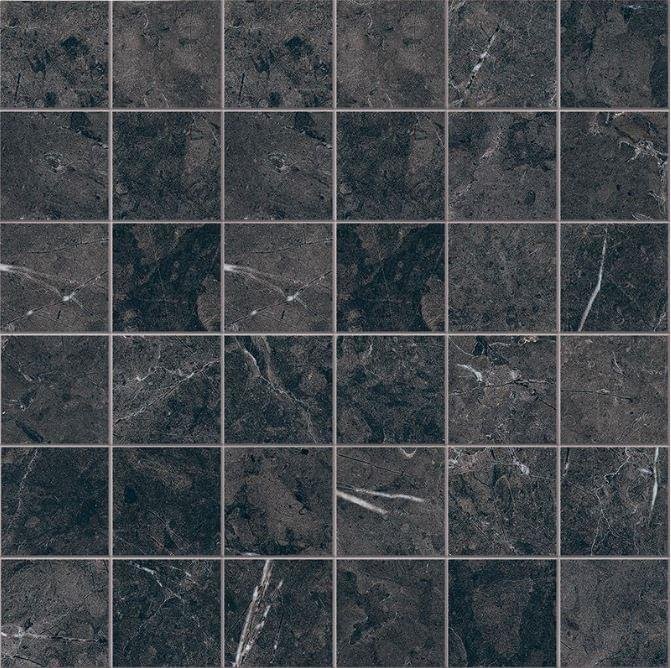 Novabell Imperial Mosaico 5x5 Nero Imperiale Silk 30x30