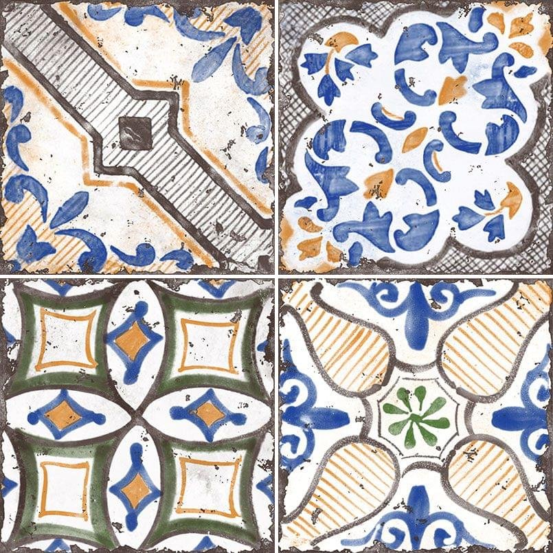 Novabell Materia Decoro Vietri Mix 15x15 Novabell Materia Decoro Vietri Mix 15x15