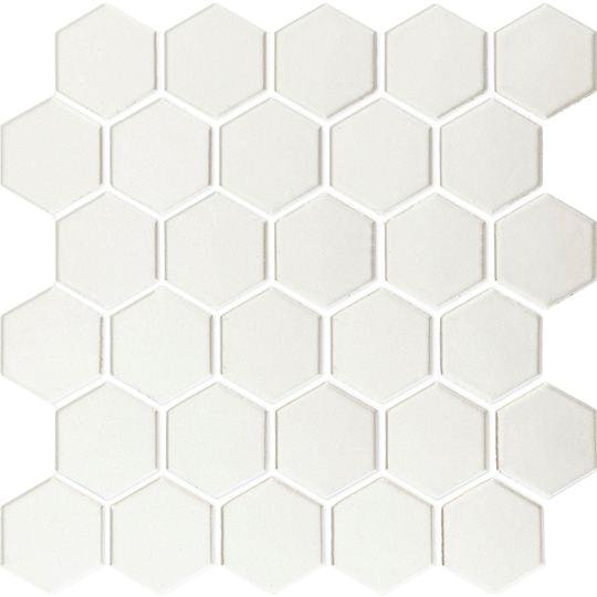 Original Style Mosaics White Honeycomb Large Sheet 27x32