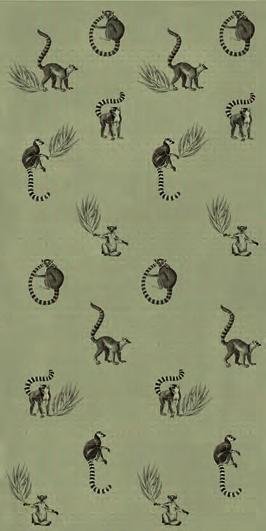 Ornamenta Mini Operae Lemurs Green 60x120